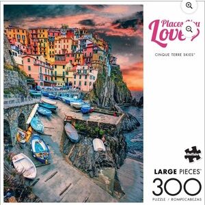 Buffalo Games Cinque Terre Skies 300pc Jigsaw Puzzle